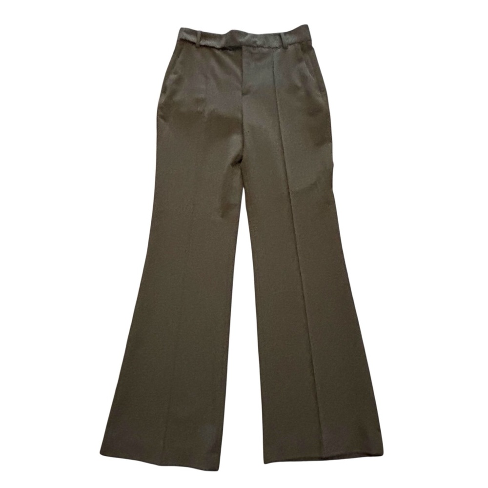 Zara Olive Green Wide Leg Pants